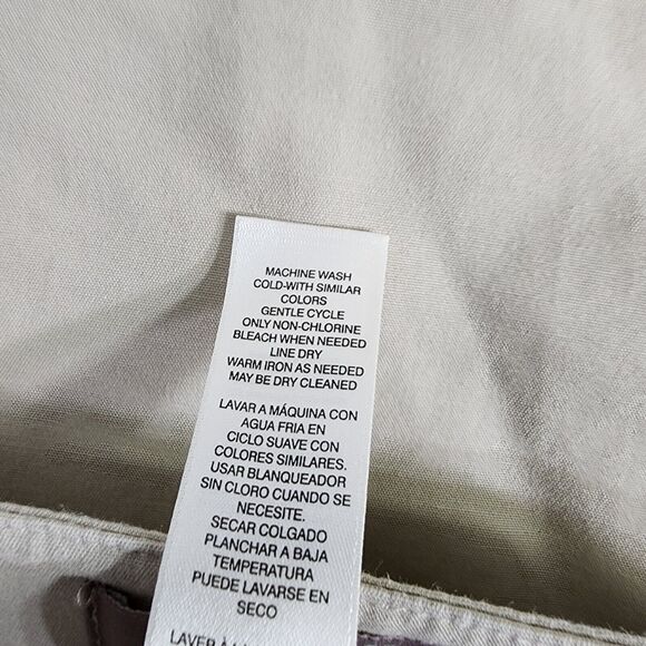 Fabulously Slimming By Chico's Women's Pants Cropped Sz 0 Small 4 Beige Trouser - Picture 11 of 11